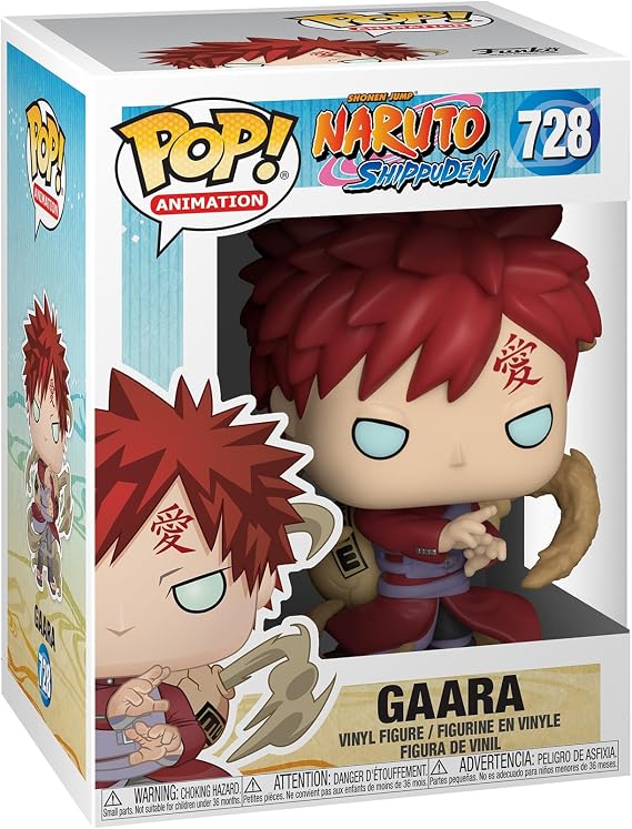 Funko POP! Animation: Naruto - Gaara | Official Anime Merch - Collectable Vinyl Figurine for Shelf Display - Birthday Gift Idea for Fans and Collectors