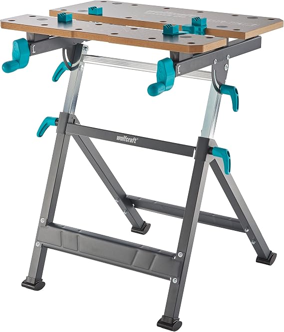 wolfcraft MASTER 650 ERGO Height-Adjustable Clamping and Working Table