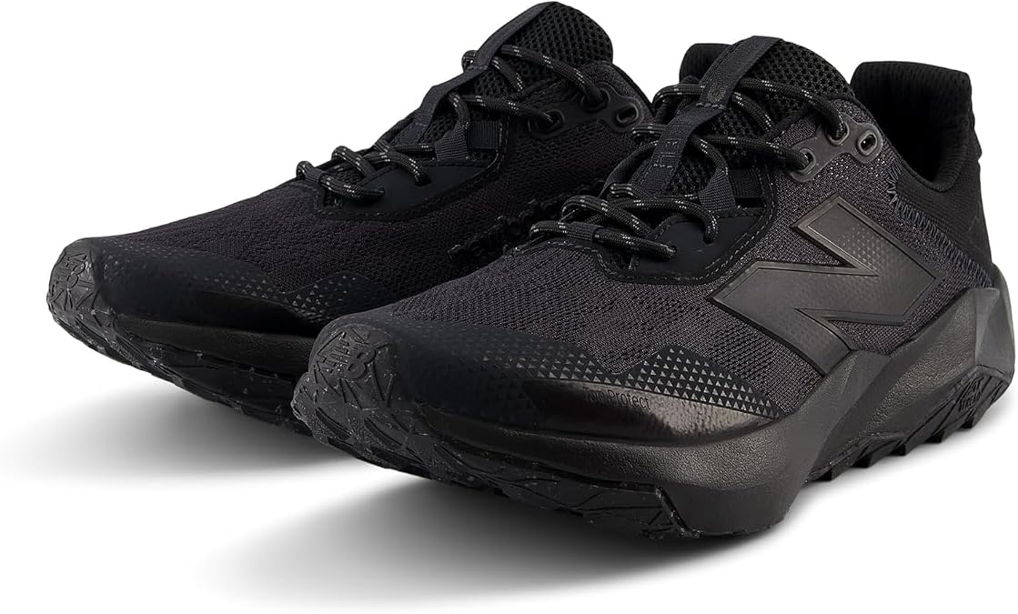 New Balance メンズ Dynasoft Nitrel V6 トレイルランニングシューズ, ファントム/ブラック/キャッスルロック, 13 X-Wide