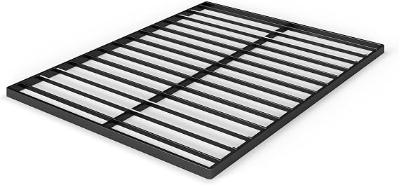 Zinus Quick Lock Bunkie Board, Box Spring and Bed Slat Replacement, King | Metal Frame with Steel Slats, Durable Construction Easy Assembly
