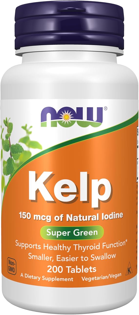 NOW Supplements, Kelp 150 mcg of Iodine, 200 Tabs