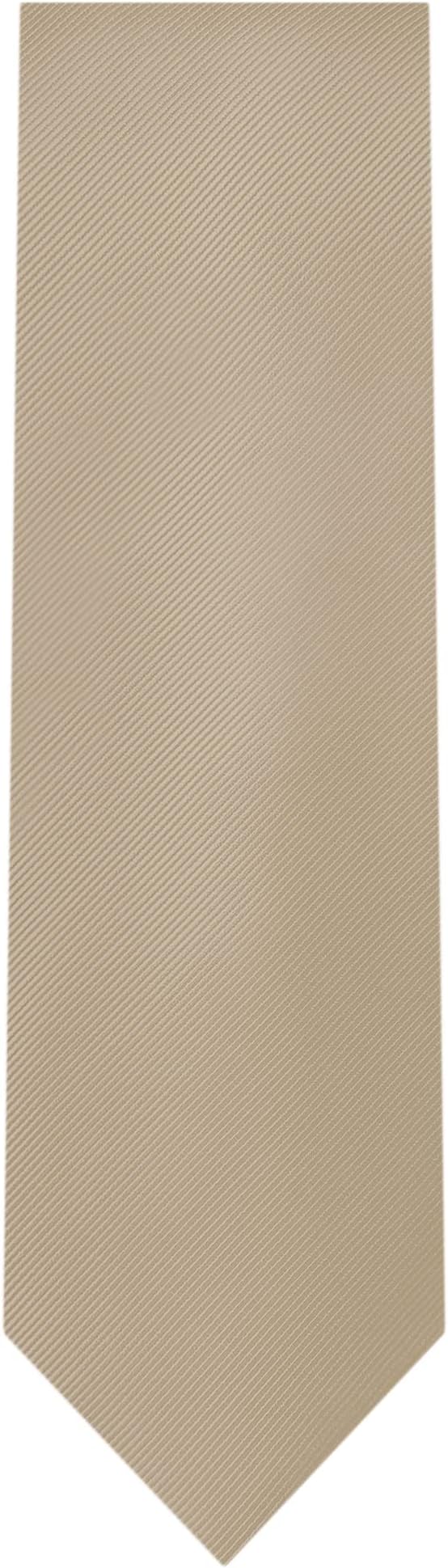 Jacob Alexander Men's Silk Blend Solid Color 2.5 inch Slim Width Neck Tie