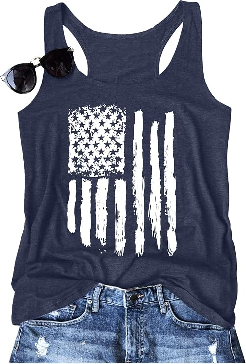 Women Vintage Beach Graphic Racerback Tank Top Summer Vacation Hawaiian Sunset Sun Sand Sleeveless Basic-Fit Shirt Cami