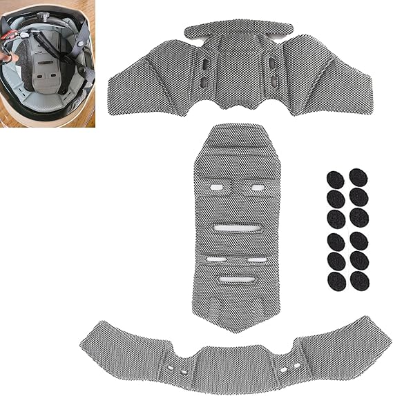 Motorcycle Helmet Liner Replacement for Caberg 292 Unlimited Just One Downtown Justissimo Solo, Comfortable and Breathable Helmet Liner Pad, Washable Removable Helmet Protection Liner Cushion