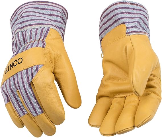 Kinco - Leather Work and Ski Gloves, Heatkeep Insulation, Pigskin and Canvas, for cold weather and winter conditions (1927)