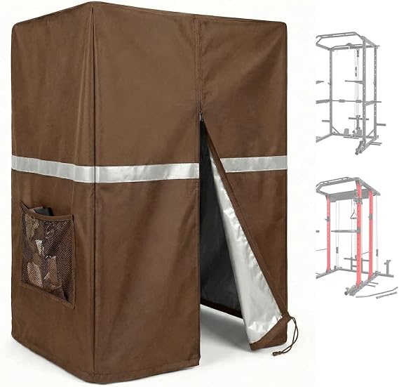 Deosk Squat Rack Cover With Reflective Strips