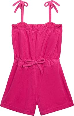 Ocean Pacific Girls Terry Cloth Summer and Swim Cover Up Romper