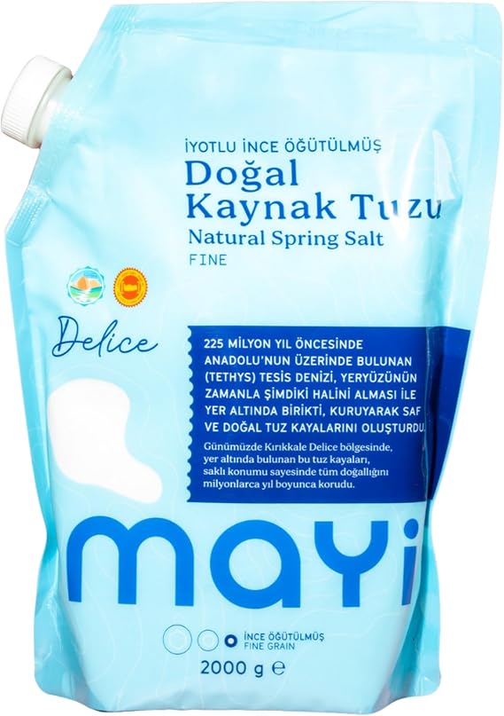 Yeast Salt Ground Table Salt Iodized 2000 Gr