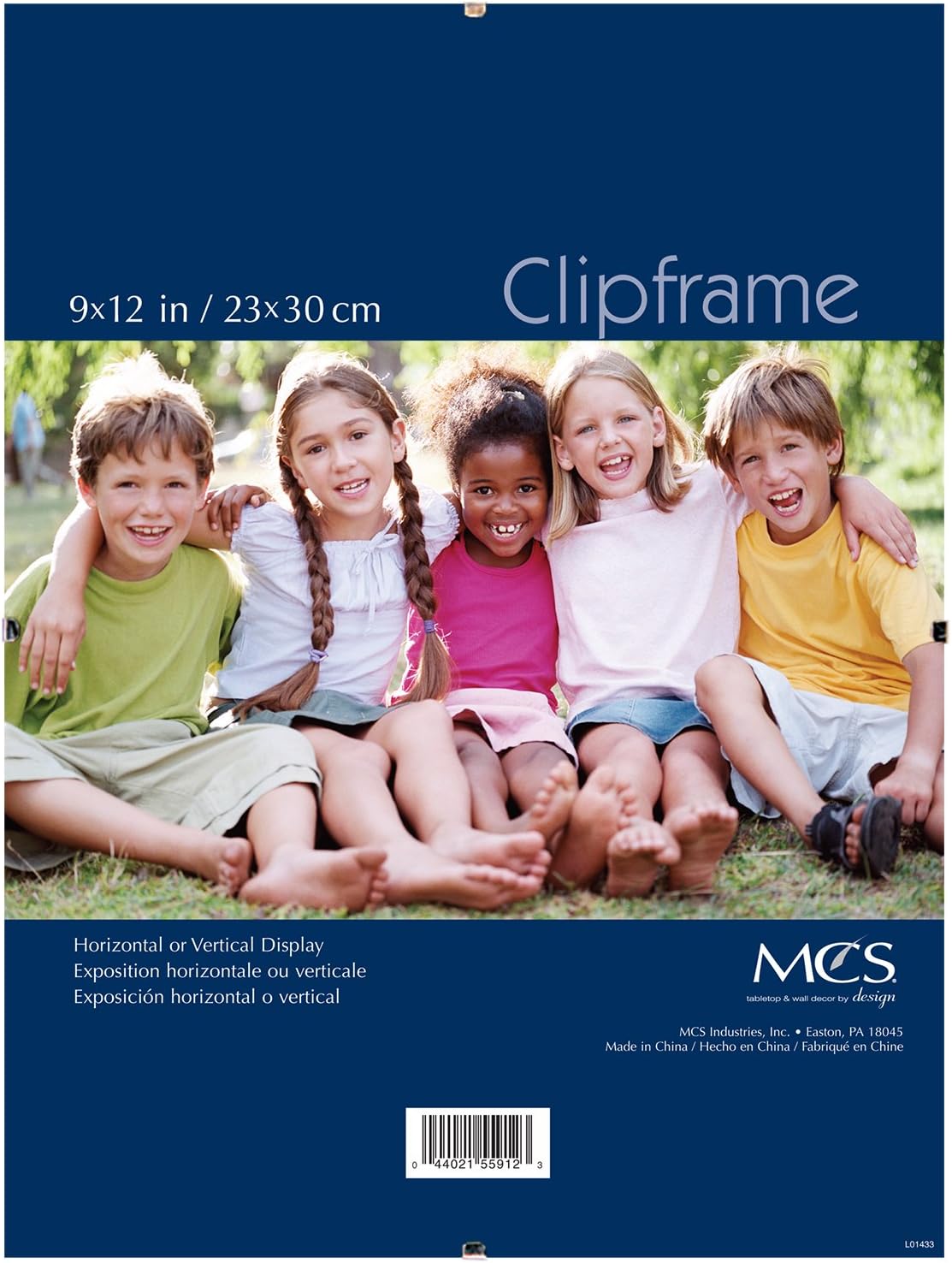 MCS 9x12 Inch Glass Clip Frame 55912