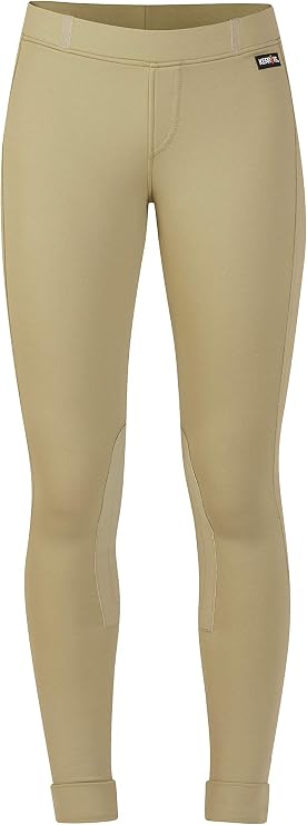 Kerrits Kids Ice Fil Knee Patch Horse Riding Jods Comfortable Kids Jodhpurs for English Equestrian Showing