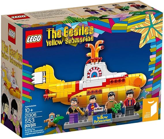 LEGO Ideas Yellow Submarine (21306) - Building Toy and Popular Gift for Fans of LEGO Sets and The Beatles (553 Pieces)
