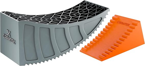 CARMTEK Camper Leveler 1-Pack Set | 6 Inch RV Levelers for Travel Trailers with Wide-Spread Dual Axles | Faster RV Leveling System Than RV Leveling Blocks | RV Accessories