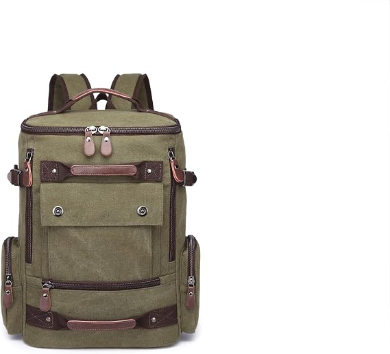 Ctv1258-0001 Unisex Waterproof Canvas Backpack