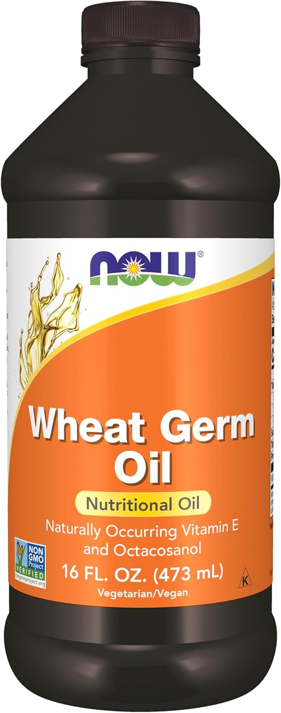 NOW Foods Supplements, Wheat Germ Oil with Essential Fatty Acids (EFAs), Nutritional Oil, 16-Ounce