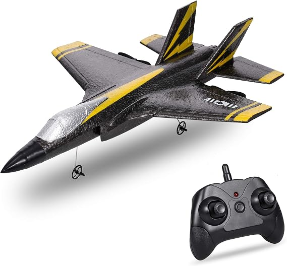 GoolRC FX635 RC Airplane, 2 Channel RC Plane, 2.4Ghz Remote Control Airplane, Ready to Fly Foam Glider with 3 Axis Gyro, Fixed Wing Aircraft Toys for Beginners and Adults