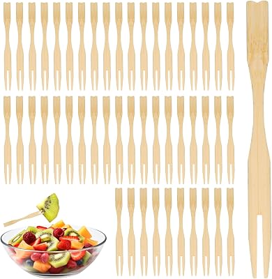 400 Pcs Mini Fruit Fork, 3.5 inch Disposable Forks for Fruit, Snack, Desserts, etc