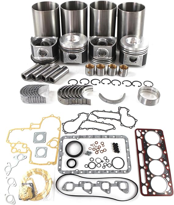V2203 Engine Overhaul Rebuild Kit (Direct-Injection) for Kubota Engine V2203 V2203E V2203-B Wheel Loader R510 Bobcat 753 763 773 Loader Engine Rebuild Kit Aftermarket Parts
