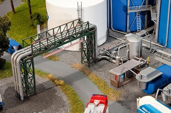 Faller 130487 Pipeline & Filling Plant HO Scale Building Kit