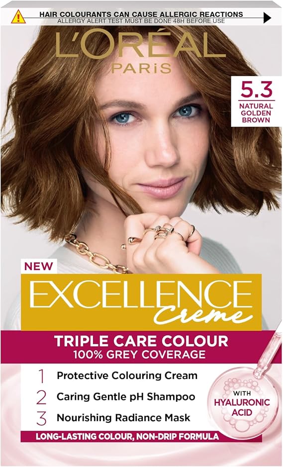 L'Oréal Paris Excellence Crème Permanent Hair Color, Natural Blonde 8
