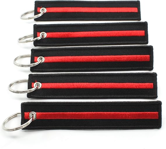Rotary13B1 Thin Red Line - Key Chain 5pcs