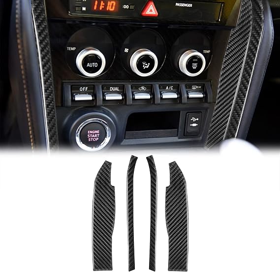SUNJIKA Multimedia Knob Frame Trim for Subaru BRZ Scion FR-S 2016-2020