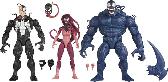 Hasbro Marvel Legends Series Venom Multipack Action Figure 6-inch Scale Collectible Toy, 4 Accessories