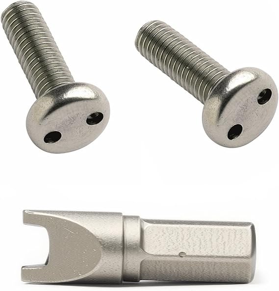 Baja Design LED Light Security Hardware Kit for OnX6+, S8, XL, LP Series LED (1/4-20x1/2 Bolts)