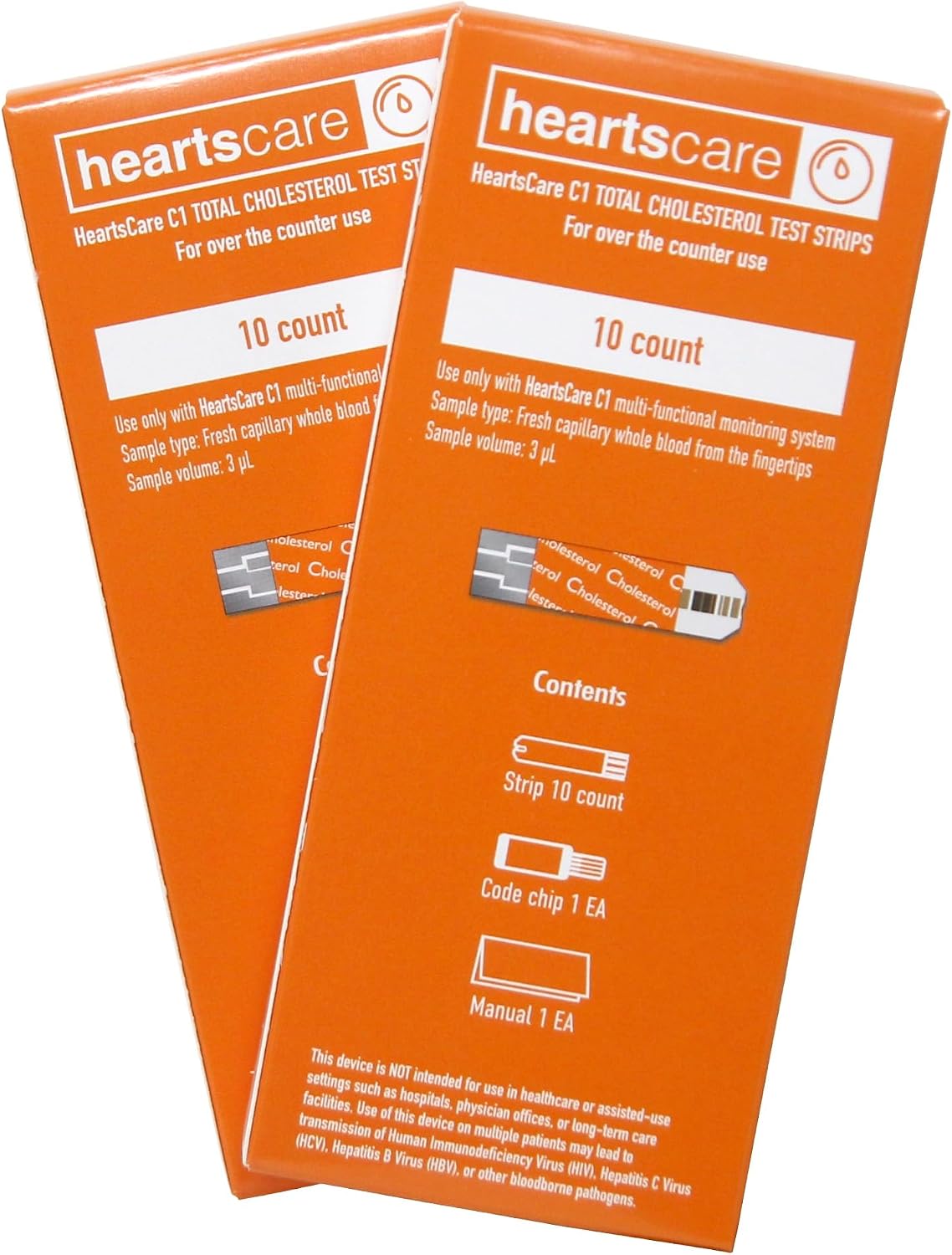 HeartsCare Total Cholesterol 20 Strips