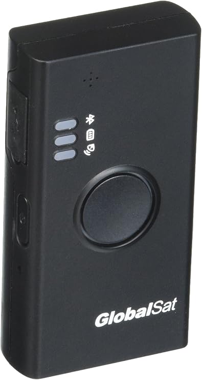 GlobalSat DG-500 Data Logger & Bluetooth GPS Receiver, Black