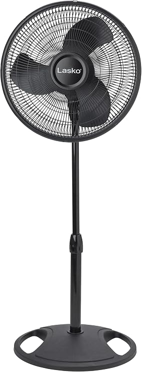 Fan Oscil Adj 3spd16"blk