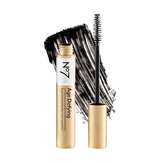 No7 Age Defying Eye Mascara, 7ml | All-in-One Formula, Lengthens, Curls & Volumizes Eyelashes, Smudge & Clump-Free