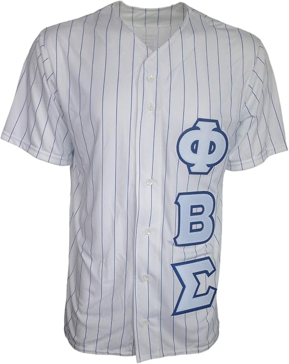 Mega Greek Phi Beta Sigma Baseball Jersey
