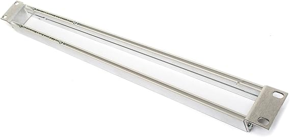 1U Eurorack Bracket Ears, 84HP Rails, Threaded Nut Strips by Synthrotek