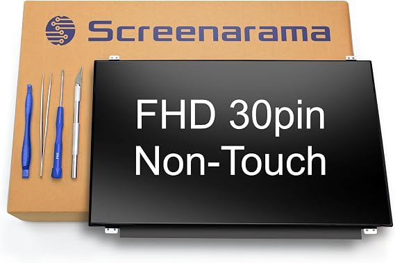 SCREENARAMA New Screen Replacement for LP173WF4(SP)(F6), FHD 1920x1080, IPS, Matte, LCD LED Display with Tools