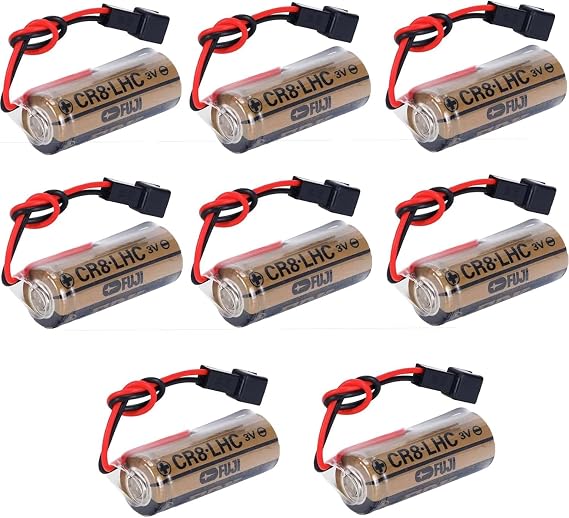 [8 Packs] CR8.LHC 17450 3V 2600mAh Battery for Toto CR8-LHC TH559EDV410R Automatic Toilet Flusher