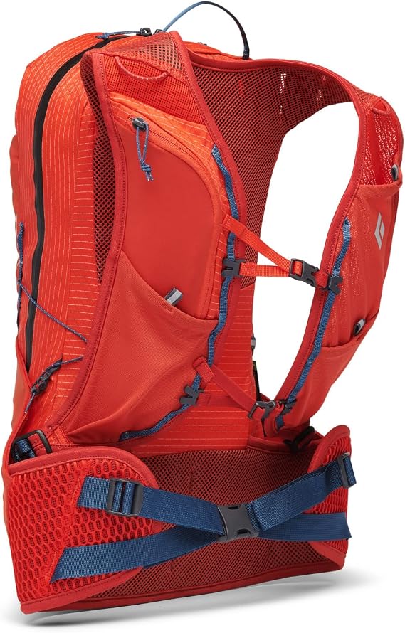 Black Diamond Unisex Pursuit 15 Liter Backpack for Outdoor Adventure, Octane-Ink Blue, Medium