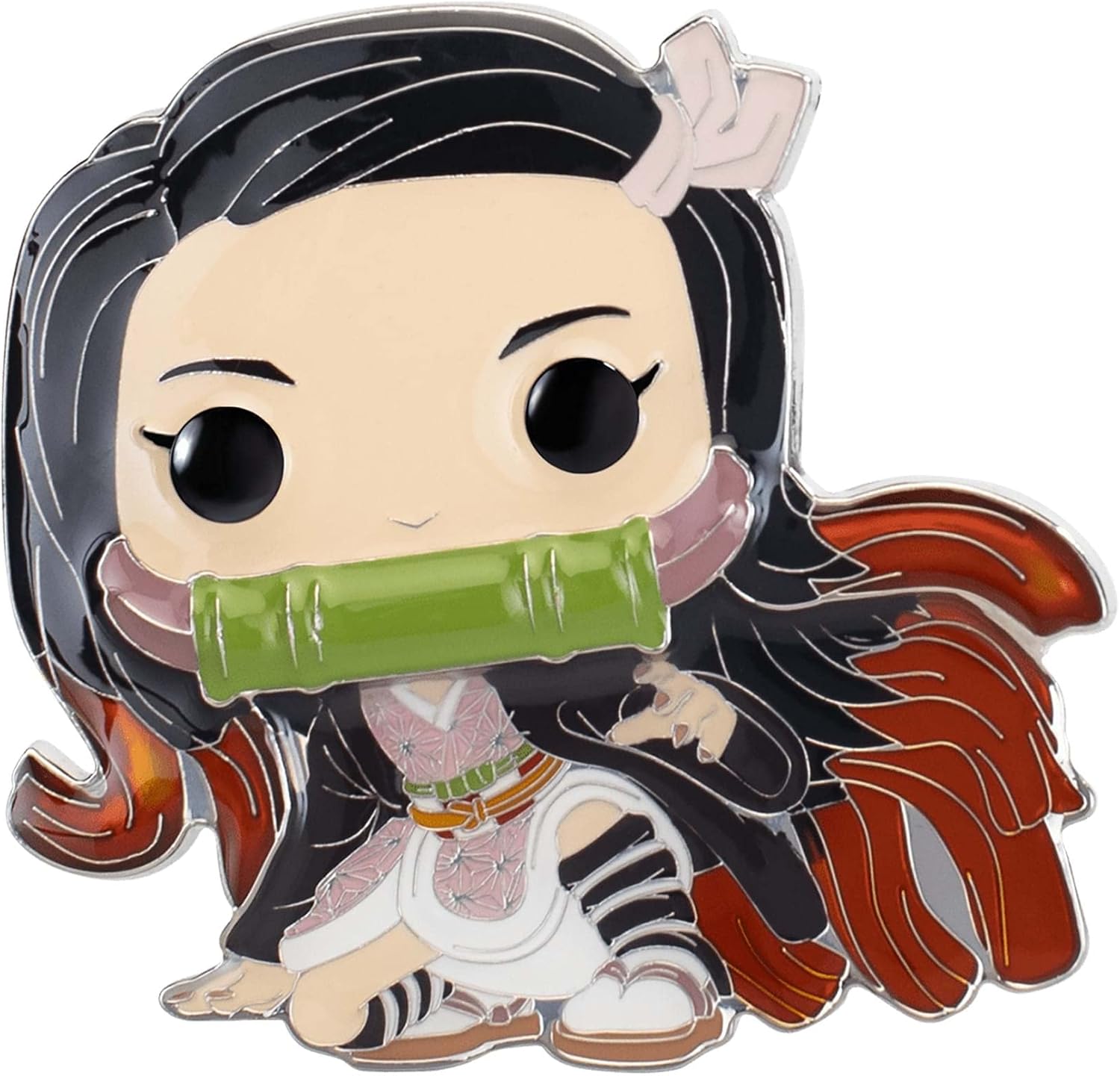 Funko POP Pop! Sized Pin: Demon Slayer - Nezuko Kamado, Multicolor DMSPP0002