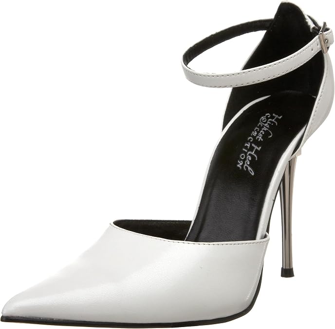 The Highest Heel Women's Slick Ankle-Strap Pump