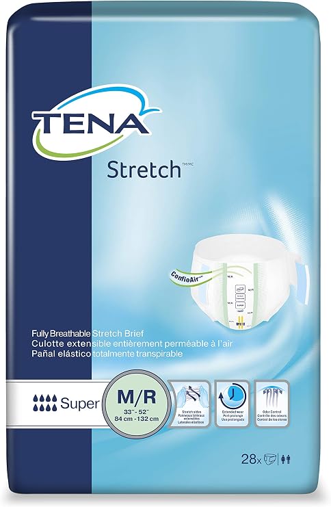 SQ67902PK - TENA Stretch Super Brief Medium 33