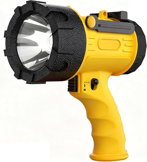 Rechargeable Spotlight Flashlight 2000,000 Lumen LED IP67 Waterproof