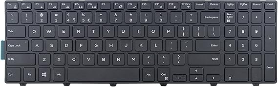 Original New for Dell Latitude 3550 keyboard US Black Non-backlit