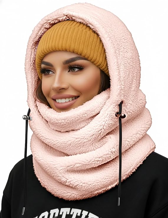 Balaclava Face Mask for Women Men Winter Hat Neck Windproof Fleece Ski Mask Warm Face Cover Scarf