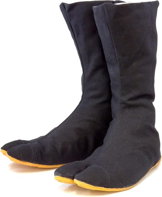 Rikio Fighter Black Jikatabi (Outdoor Tabi) (JP 27.0 Approx. US Men 9; EU 42)