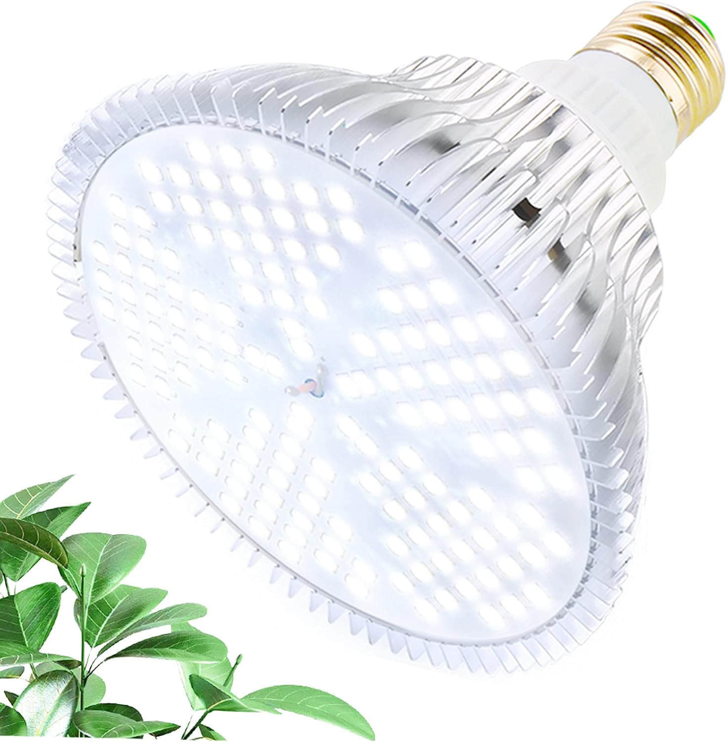 MILYN LED Grow Light Bulb 100W Daylight Full Spectrum Plant Growth Lamp 150 LEDs Plant Lights, E27 Grow Lights for Indoor Plants, Hydroponic Growing Greenhouse Succulents Veg and Flower