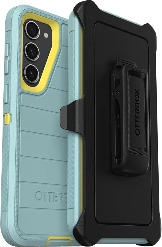 OtterBox Galaxy S23+ (Only) - Defender Series Case - Sails and Sun, Rugged & Durable - with Port Protection - Includes Holster Clip Kickstand - Microbial Defense Protection - Non-Retail Packaging