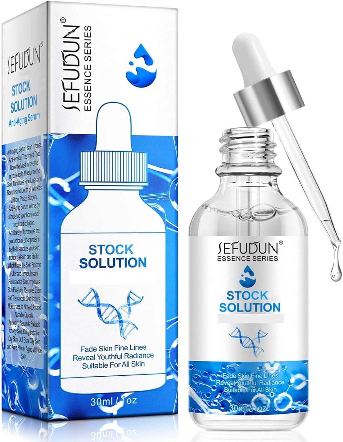 hyaluronic acid serum, Instant Face Tightening, Boost Skin Collagen, Hydrate & Plump Skin 30ML
