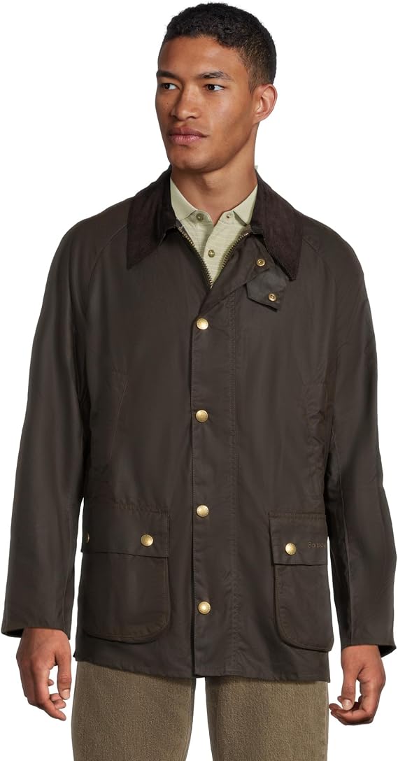 BARBOUR Olive Ashby Wax Jacket 3XL Olive/Ol71