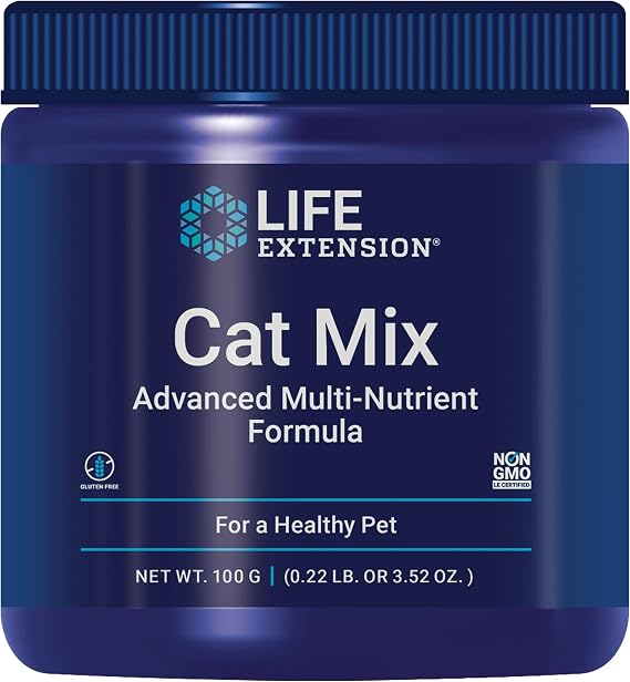 Life Extension Cat Mix, Cat Food Supplements, 85 Servings