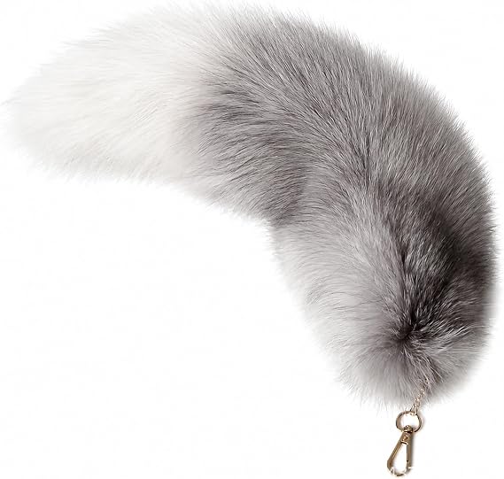 Therian Tail, Furry Tail Attachment for Cosplay and Roleplay, Adjustable Strap Design, Lightweight Fox Tail Accessory with Secure Fastening