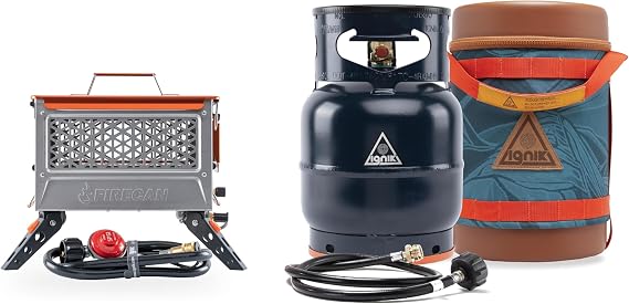 Ignik Firecan Elite + Gas Growler Deluxe 5lb